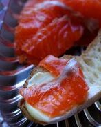 Слабосоленая семга