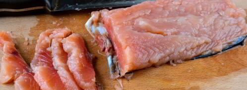 соленая горбуша под семгу. Шаг 3