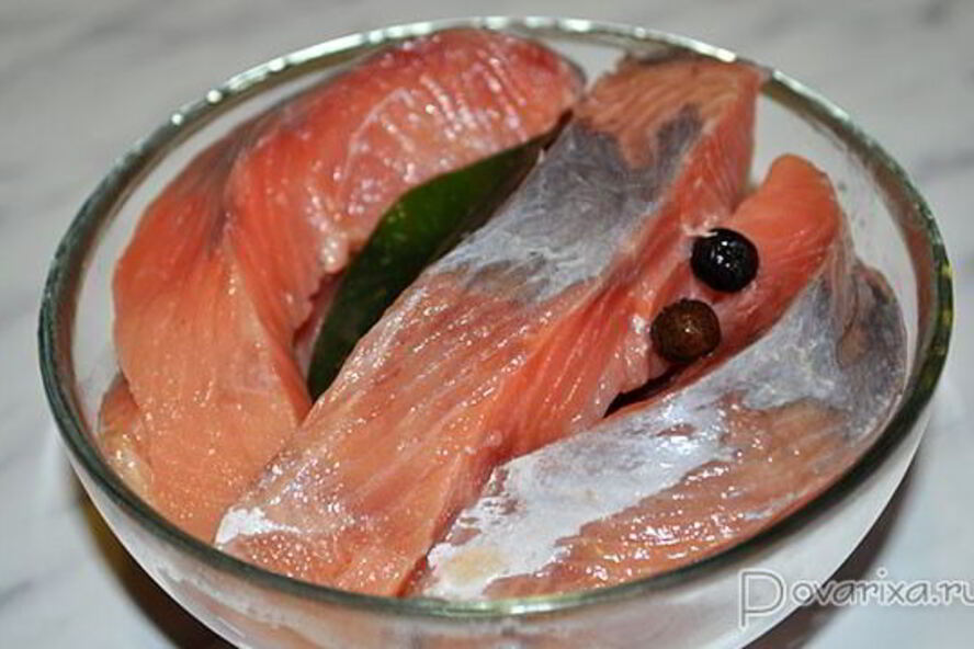 Рецепт соленая горбуша