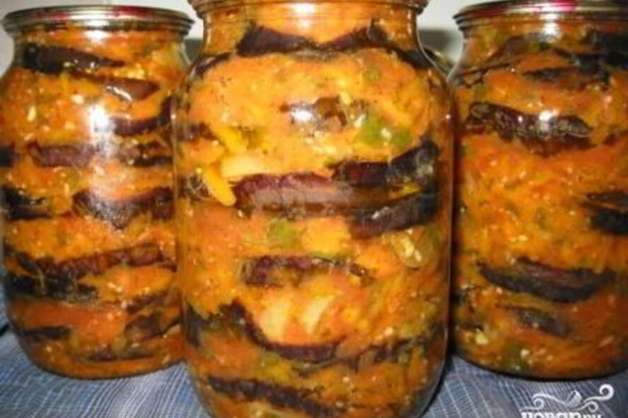 Рецепт соленые баклажаны на зиму