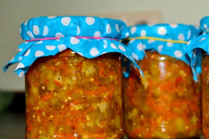 Рецепт соте из кабачков и баклажанов на зиму овощное