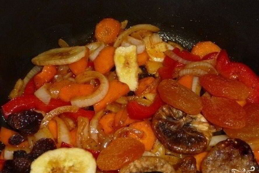 Рецепт тушеные сухофрукты