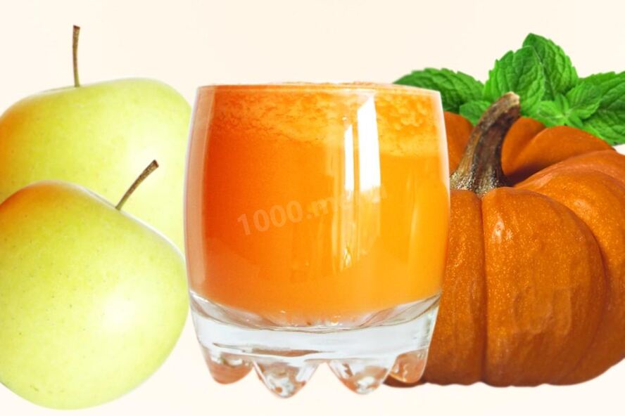 Рецепт тыквенный сок на зиму с яблоками в соковарке
