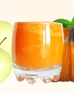 Тыквенный сок на зиму с яблоками в соковарке