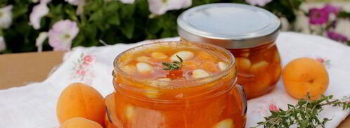 абрикосовое варенье с миндалем и тимьяном. Шаг 5