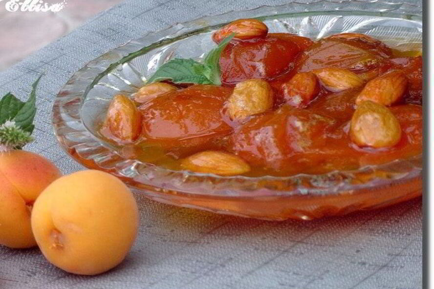 Рецепт абрикосовое варенье с миндалем