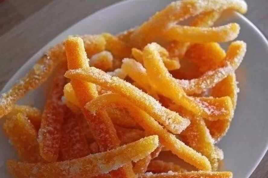 Рецепт апельсиновые цукаты к чаю