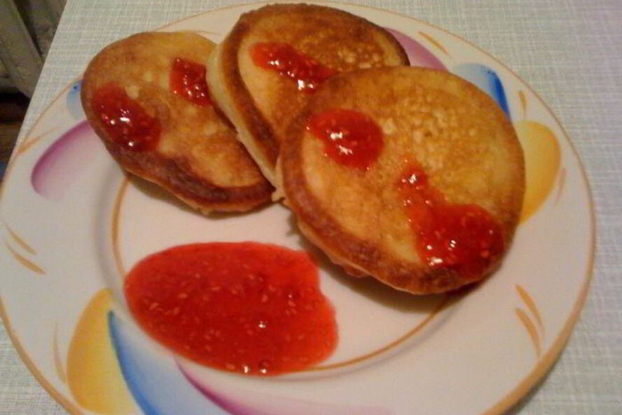 Рецепт бабушкины ладки с малиновым вареньем