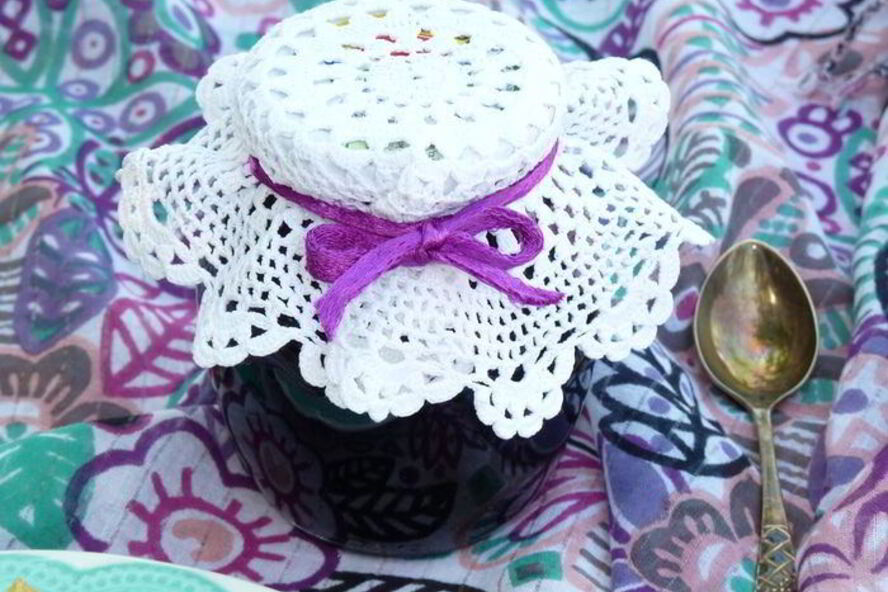 Рецепт черничный конфитюр с мятой