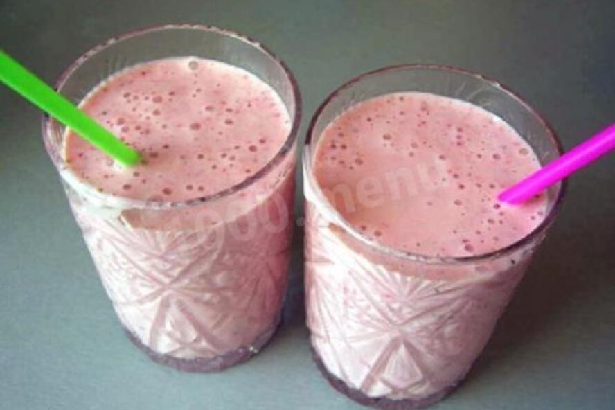 Рецепт кефир с вареньем