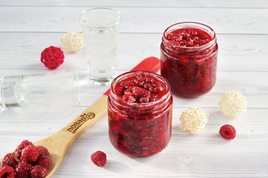 Рецепт малиновое варенье пьяное