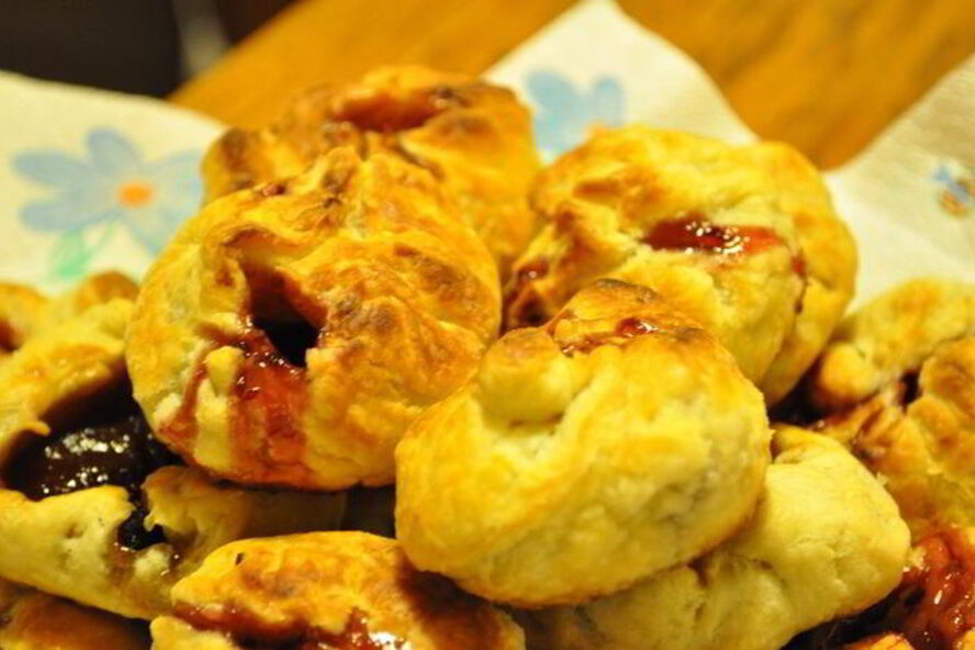 Рецепт мешочки с вареньем