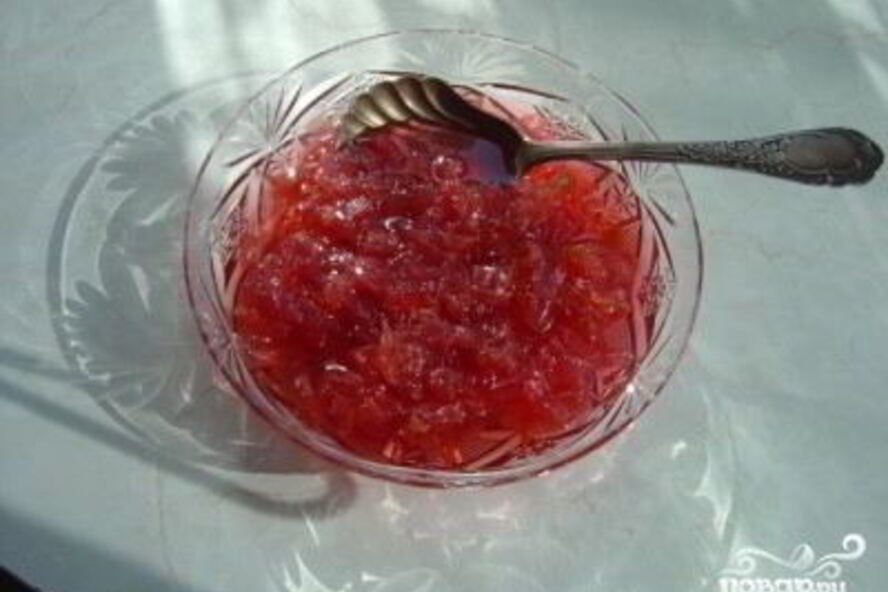 Рецепт розовое варенье пятиминутка
