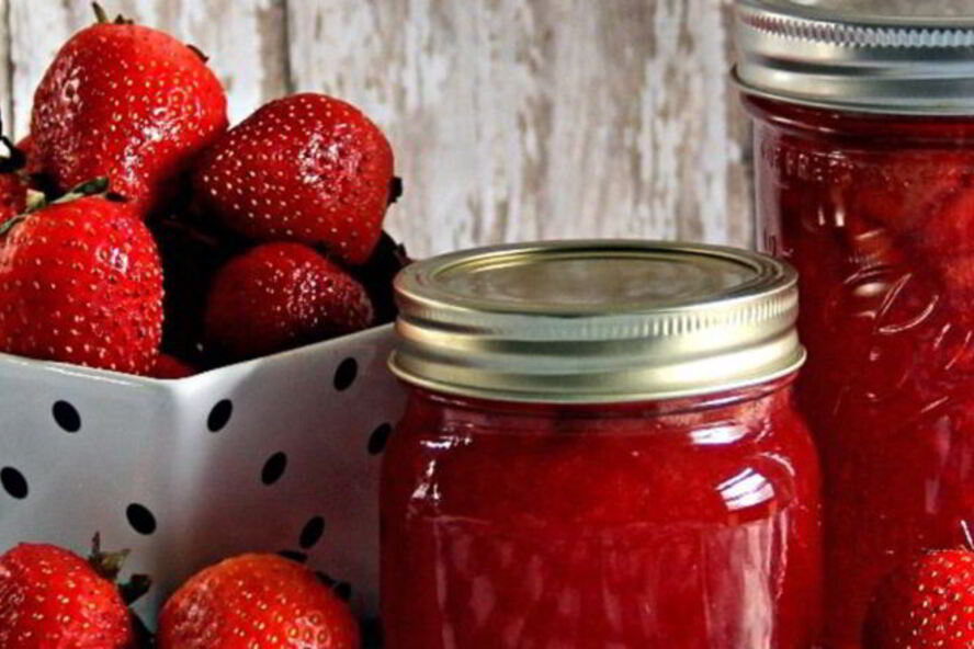 Рецепт сырое клубничное варенье