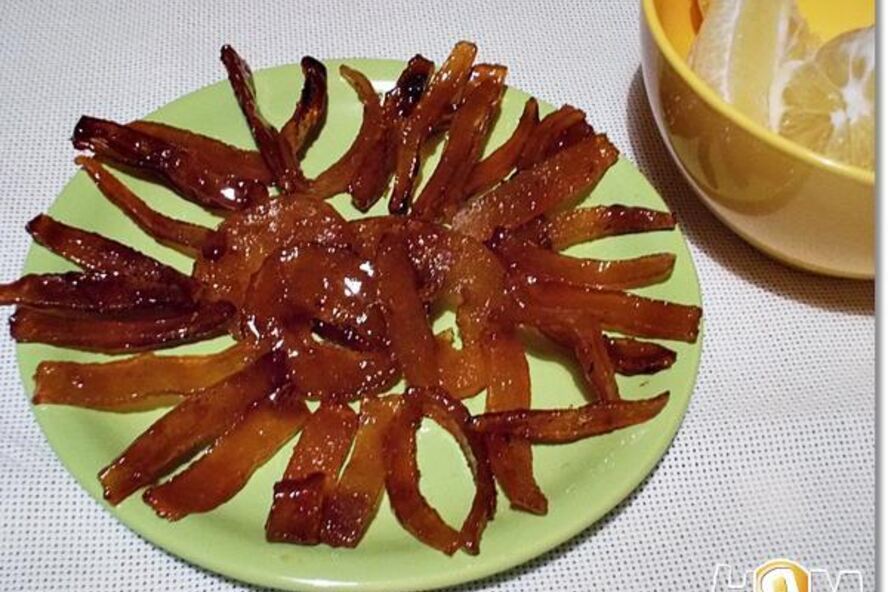 Рецепт цукаты лимонные