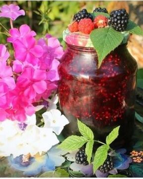 Варенье из еживики с малиной