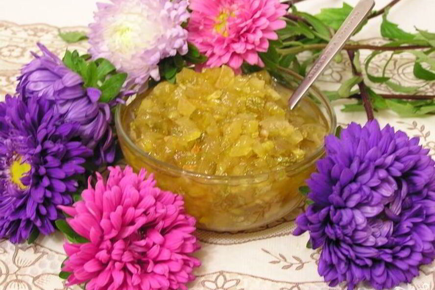 Рецепт варенье из кабачков без сахара