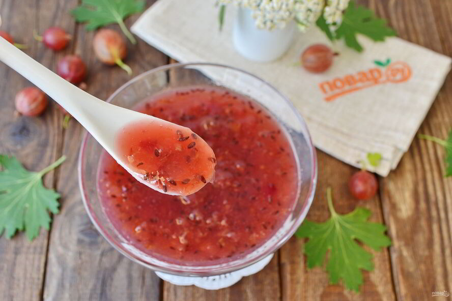 Рецепт варенье из крыжовника с листьями смородины