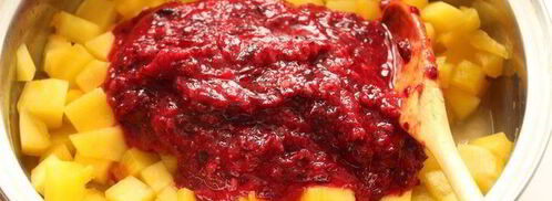 варенье из тыквы и клюквы. Шаг 2