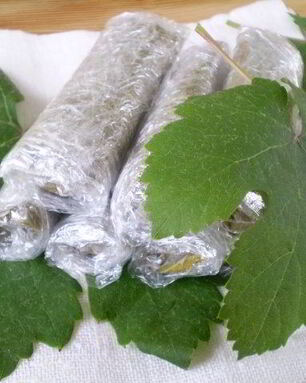 Виноградные листья на зиму