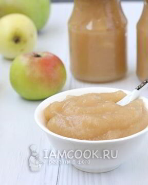 Яблочное пюре детям на зиму