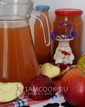 Яблочный сок без сахара на зиму