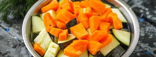 заморозка для баклажанной икры на зиму. Шаг 7