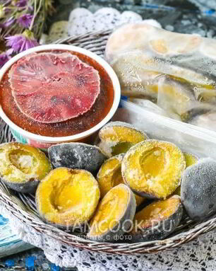 Заморозка слив на зиму