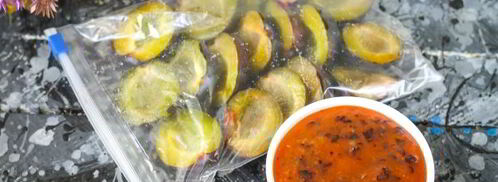 заморозка слив на зиму. Шаг 8