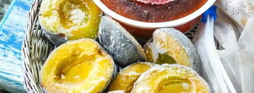 заморозка слив на зиму. Шаг 10