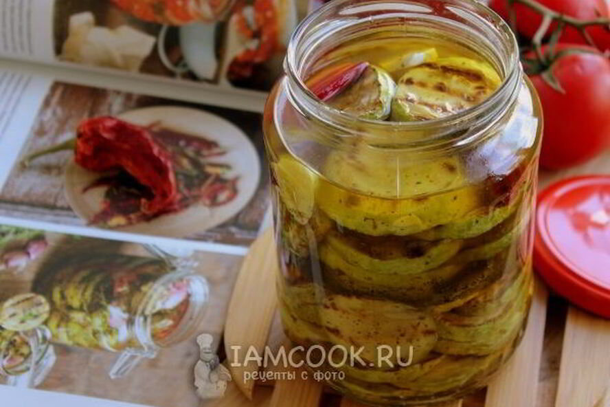 Рецепт жареные кабачки на зиму