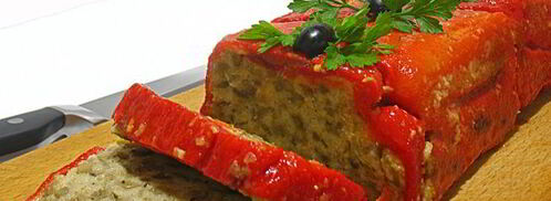 баклажановый террин в сладком перце. Шаг 11