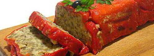 баклажановый террин в сладком перце. Шаг 10