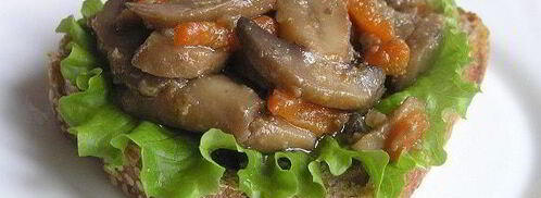 брускетта с грибами. Шаг 8