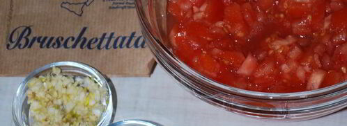 брускетта с помидорами. Шаг 4