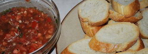 брускетта с помидорами. Шаг 6