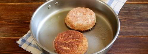 котлета для фишбургера. Шаг 7