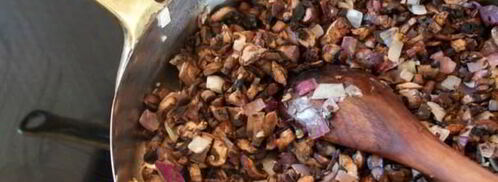 вегетарианские бургеры с грибами. Шаг 2