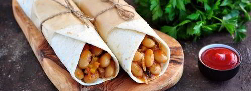 буррито с фасолью. Шаг 9