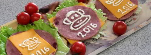 бутерброд обезьянка. Шаг 7