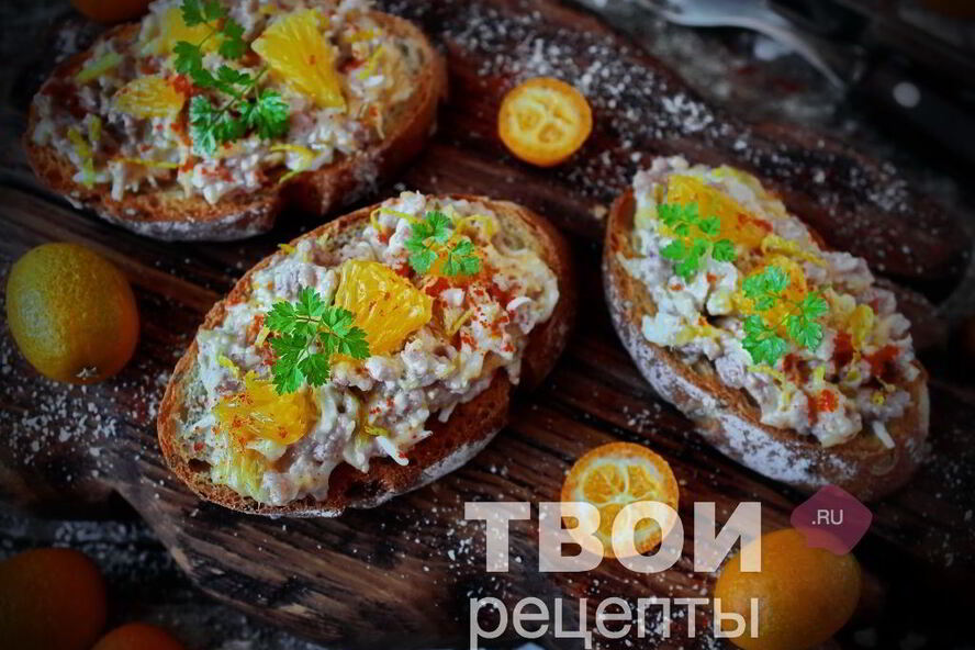 Рецепт бутерброд с печенью трески