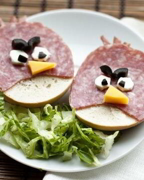Бутерброды Angry Birds