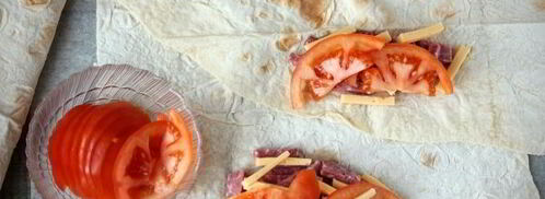 бутерброды из лаваша. Шаг 4