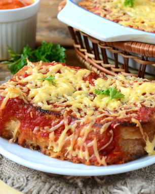 Бутерброды под сырно-томатной подушкой