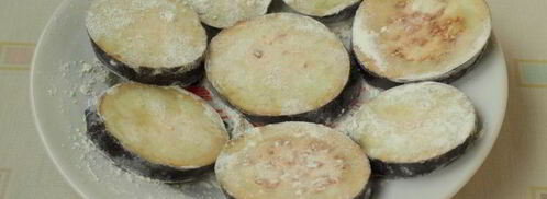 бутерброды с баклажанами и помидорами. Шаг 2