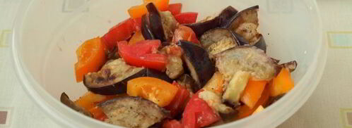 бутерброды с баклажанами и помидорами. Шаг 5