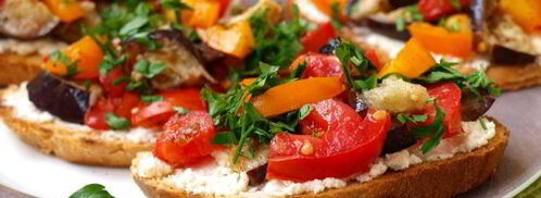 бутерброды с баклажанами и помидорами. Шаг 6