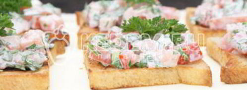 бутерброды с помидорами. Шаг 7