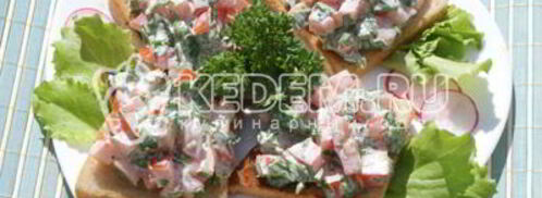 бутерброды с помидорами. Шаг 8