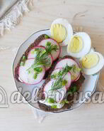 Бутерброды с редиской